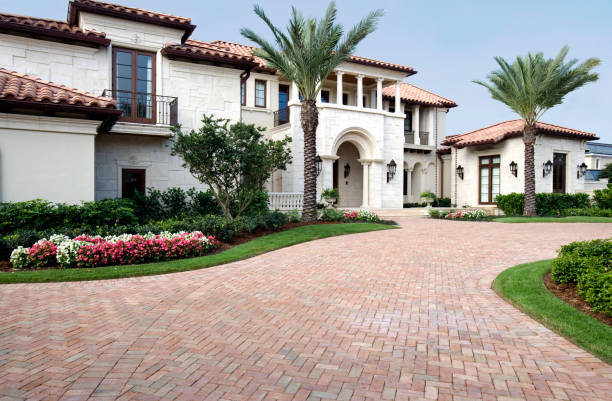 Residential Paver Driveway in Mayflower Village, CA